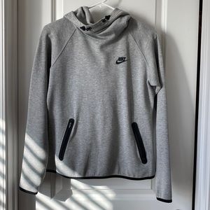 Nike hoodie size small grey